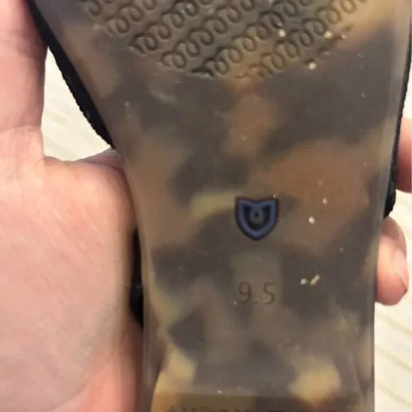 Rothy's sling backs black 9.5 - Picture 2 of 4